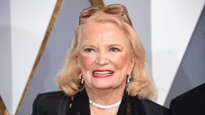 Gena Rowlands falleció el pasado miércoles 4 de agosto a los 94 años. Fuente: AFP