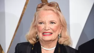 Gena Rowlands falleció el pasado miércoles 4 de agosto a los 94 años. Fuente: AFP