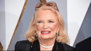 Gena Rowlands falleció el pasado miércoles 4 de agosto a los 94 años. Fuente: AFP