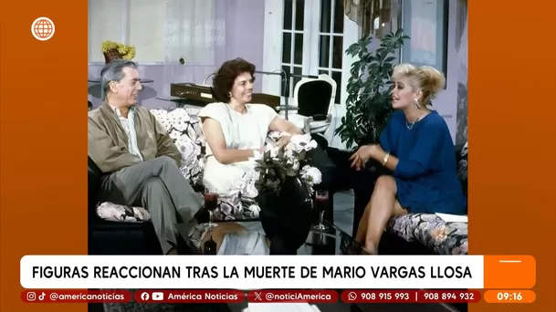 Mario Vargas Llosa falleció en Lima a los 89 años. Foto: América TV Mario Vargas Llosa falleció en Lima a los 89 años. Foto: América TV