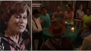 Fantasma de Doña Nelly apareció frente a Los Gonzales y se comunicó con ellos