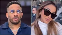 Jefferson Farfán gritó su amor por Xiomy Kanashiro en Europa. Fuente: Instagram