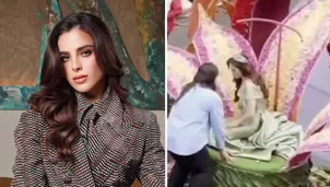  Fátima Bosch se desmayó en pleno desfile en Ecuador / Instagram 