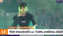 Ferxxo se presentó en la inauguración de la Copa América 2024 