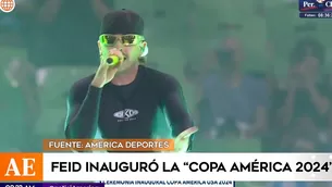 Ferxxo se presentó en la inauguración de la Copa América 2024 