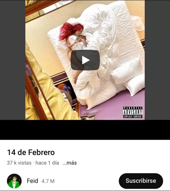 ¿Feid oficializó a Karol G en su canal de YouTube?