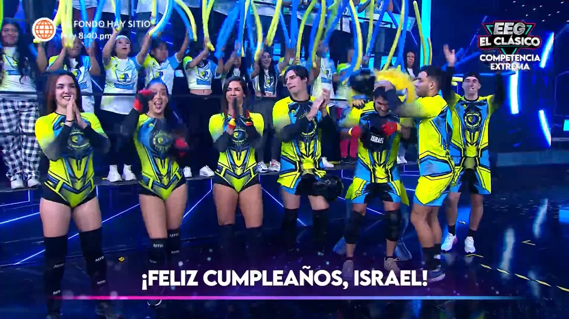 Israel Deyfrus recibió "apanado" de cumpleaños. Foto: América TV