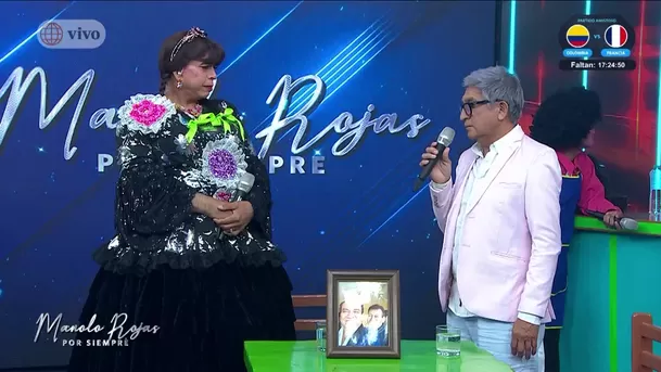 Fernando Armas llora en El Reventonazo por Manolo Rojas / AméricaTV Fernando Armas llora en El Reventonazo por Manolo Rojas / AméricaTV