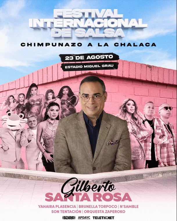 Gilberto Santa Rosa será parte del Festival Internacional de la Salsa / Instagram Gilberto Santa Rosa será parte del Festival Internacional de la Salsa / Instagram