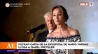 Filtran supuesta carta que le escribió Patricia Llosa a Isabel Preysler cuando inició su romance con Mario Vargas Llosa