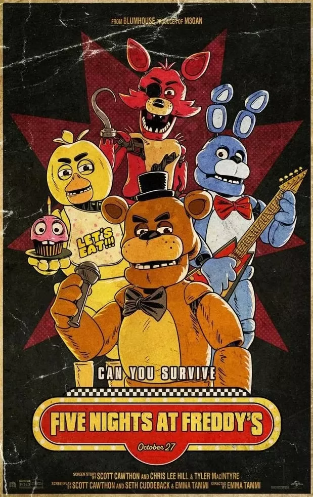 Imagen promocional de "Five Nights at Freddy's". Fuente: Blumhouse