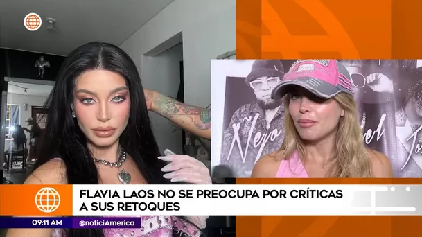 Flavia Laos no hace caso a las críticas por sus retoques / Instagram / América Espectáculos