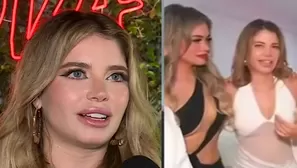 Flavia Laos no tuvo problemas en responder sobre lo ocurrido en el lanzamiento del tema musical de Mayra Goñi / América Espectáculos