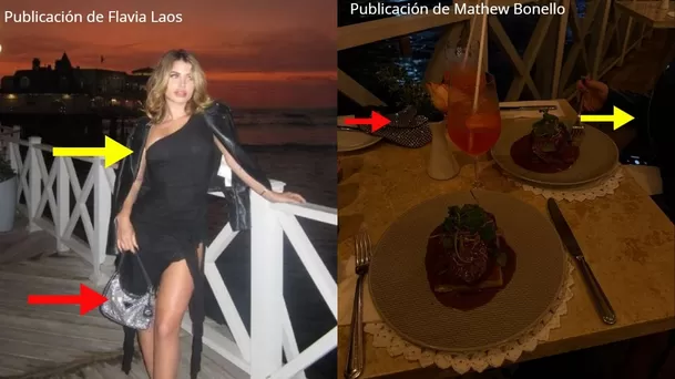 Estos detalles confirmarían que Flavia Laos y Mathew Bonello disfrutaron de una cena romántica a orillas del mar/Fotos: Instagram