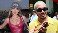 Flavia Laos y J Balvin. Fórmula 1 / Instagram