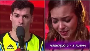 Flavia López lloró al ser defendida por Patricio Parodi en la eliminación / AméricaTV