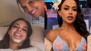 La reina de belleza se robó todas las miradas durante noche de fiesta con los combatientes. Video: Instagram