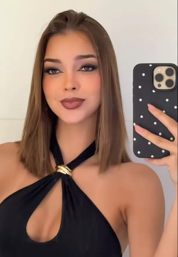 La reina de belleza se robó todas las miradas durante noche de fiesta con los combatientes. Foto: Instagram