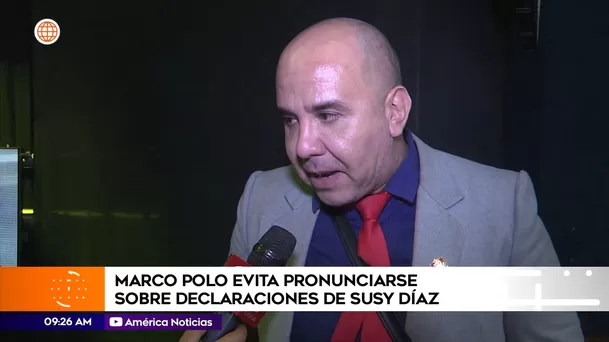 Marco Polo llegó al certamen de belleza para apoyar a su hermana Florcita Polo / América Espectáculos