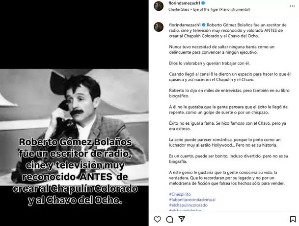 Florinda Meza rechazó serie de Chespirito / Instagram Florinda Meza rechazó serie de Chespirito / Instagram