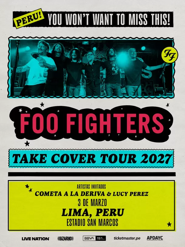 Foo Fighters anuncia primer concierto en Lima / IG: @lpmusicperu Foo Fighters anuncia primer concierto en Lima / IG: @lpmusicperu