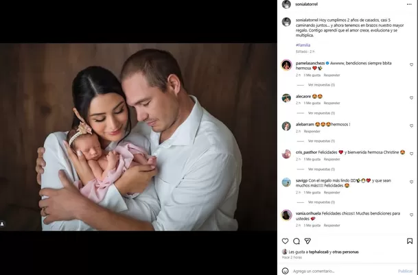 En el marco de su segundo aniversario de bodas, George Forsyth y Sonia La Torre compartieron una foto que emocionó a sus seguidores. Foto: Instagram En el marco de su segundo aniversario de bodas, George Forsyth y Sonia La Torre compartieron una foto que emocionó a sus seguidores. Foto: Instagram