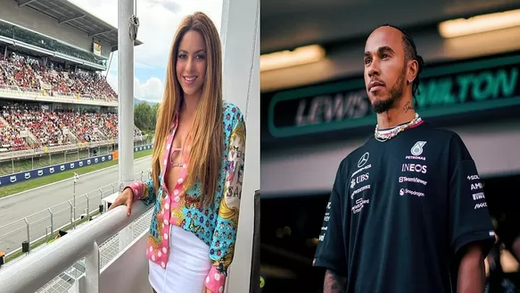 Shakira y Lewis Hamilton salieron a cenar en Barcelona / Instagram