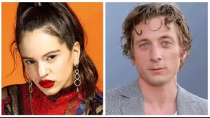 Rosalía y Jeremy Allen White habrían dado un paso más en su relación. Fuente: Instagram/AFP