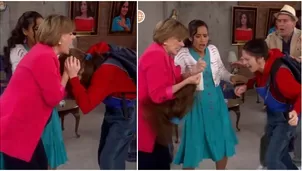 Francesca jaló de los cabellos a falsa Isabella que llegó a Las Nuevas Lomas. Fuente: AméricaTV