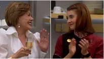 Francesca felicitó a Laia tras reapertura de su restaurante. Fuente: AméricaTV