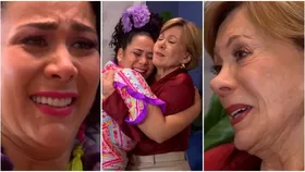Francesca y Teresa rompieron en llanto tras conmovedora despedida. Fuente: AméricaTV