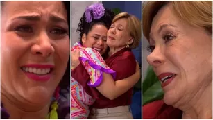 Francesca y Teresa rompieron en llanto tras conmovedora despedida. Fuente: AméricaTV
