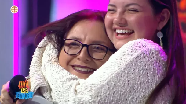 Francisca Aronsson rompió en llanto al presentar a su mamá. Fuente: AméricaTV