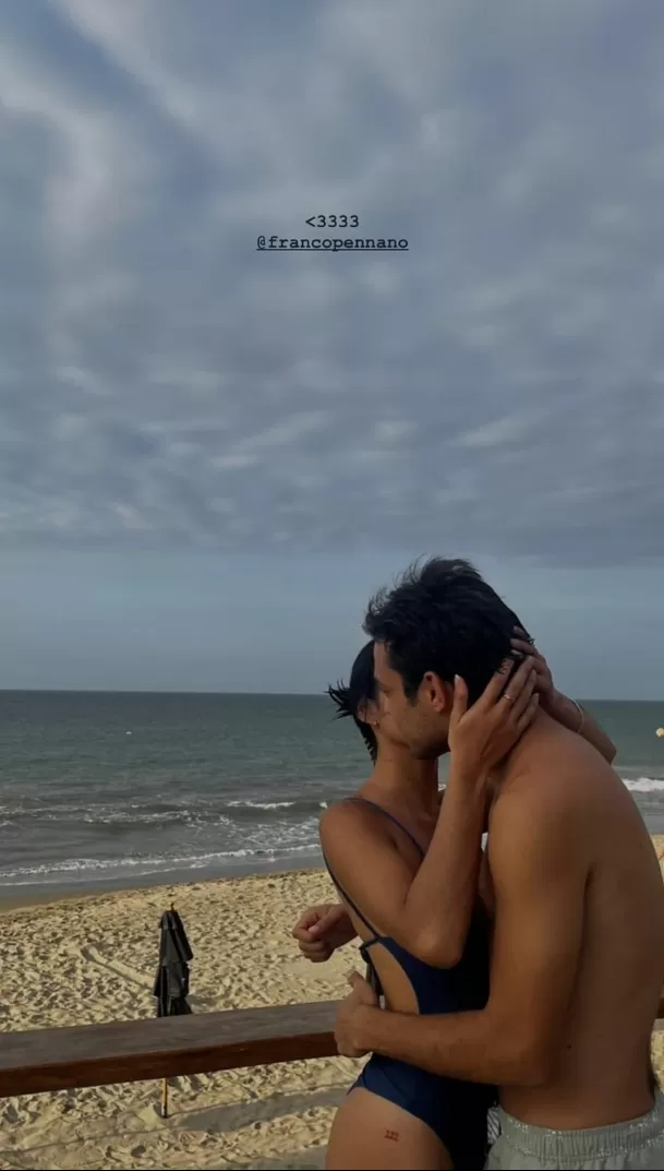 Daniela Zevallos y Franco Pennano oficiliazaron romance en diciembre 2023. Fuente: Instagram