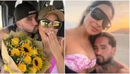Franco Portales grita su amor por Pamela López con sensual foto