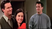 Chandler y Monica sorprendieron a todos los televidentes de 'Friends' con el inicio de su relación / Captura / Warner Bros 