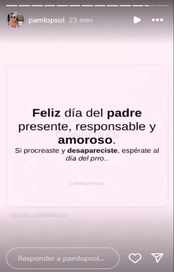 Pamela López lanzó tremendo misil para Christian Cueva por el Día del padre / Instagram