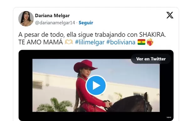 Hija de niñera de Shakira reacciona ante estreno de 'El jefe' 