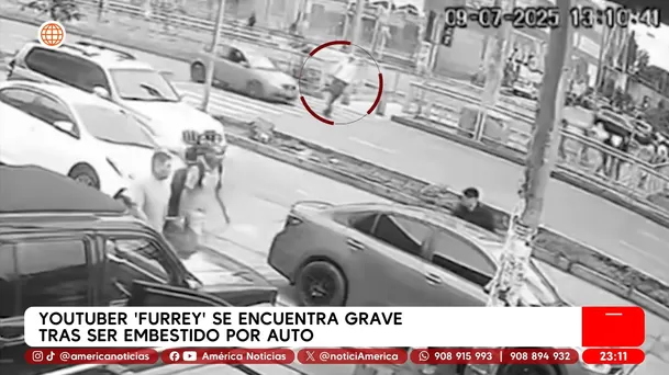 Furrey fue atropellado por un auto en la avenida Arriola cuando se dirigía a su trabajo. Fuente: AméricaTV