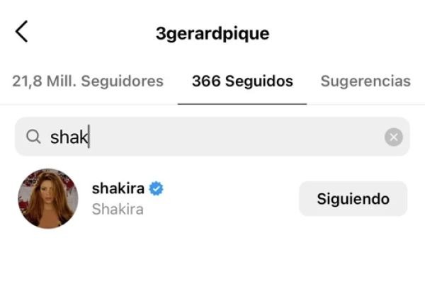 ¿Futura reconciliación? Shakira y Gerard Piqué volvieron a seguirse en Instagram