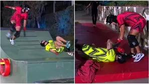 Gabriel Meneses corrió a auxiliar a Pancho Rodríguez tras fuerte lesión. Fuente: AméricaTV