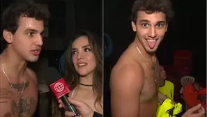 Rosángela Espinoza y Gabriel Meneses paralizaron el set de EEG con prolongado beso. Foto y Video: América TV