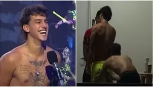 Gabriel Meneses quedó en paños menores tras terrible broma de Kevin Díaz / Instagram