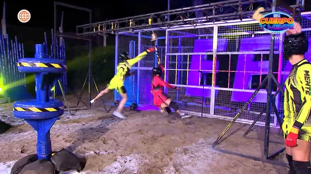 Gabriel Meneses venció a Mario Irivarren con un gran salto en cardíaco circuito. Fuente: AméricaTV