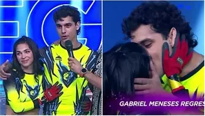  Gabriel Meneses selló su regreso a EEG con apasionado beso a Sirena Ortiz / AméricaTV