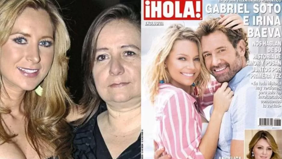 Rosalba Ortiz no pudo disimular su descontento con la reciente portada de Gabriel Soto e Irina Baeva para la revista Hola! México 