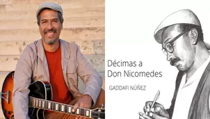 El músico peruano Gaddafi Núñez le rindió un homenaje al maestro Nicomedes Santa Cruz / Instagram