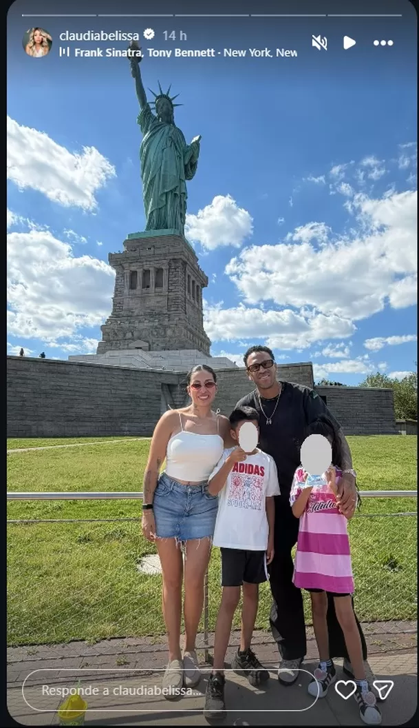 Los esposos protagonizaron tiernos momentos y conquistaron las redes sociales. Instagram: @claudiabelissa Los esposos protagonizaron tiernos momentos y conquistaron las redes sociales. Instagram: @claudiabelissa
