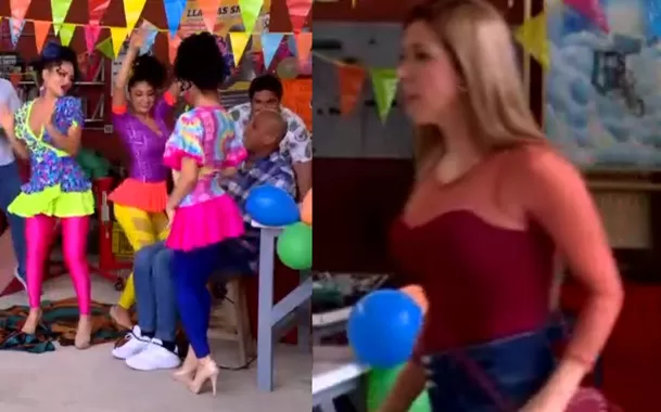 Teresita reapareció por partida triple en la despedida de soltero de Gaspar. Foto: América TV Teresita reapareció por partida triple en la despedida de soltero de Gaspar. Foto: América TV