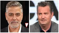 George Clooney reveló que Matthew Perry no fue feliz en sus años en ‘Friends’. Fuente: AFP